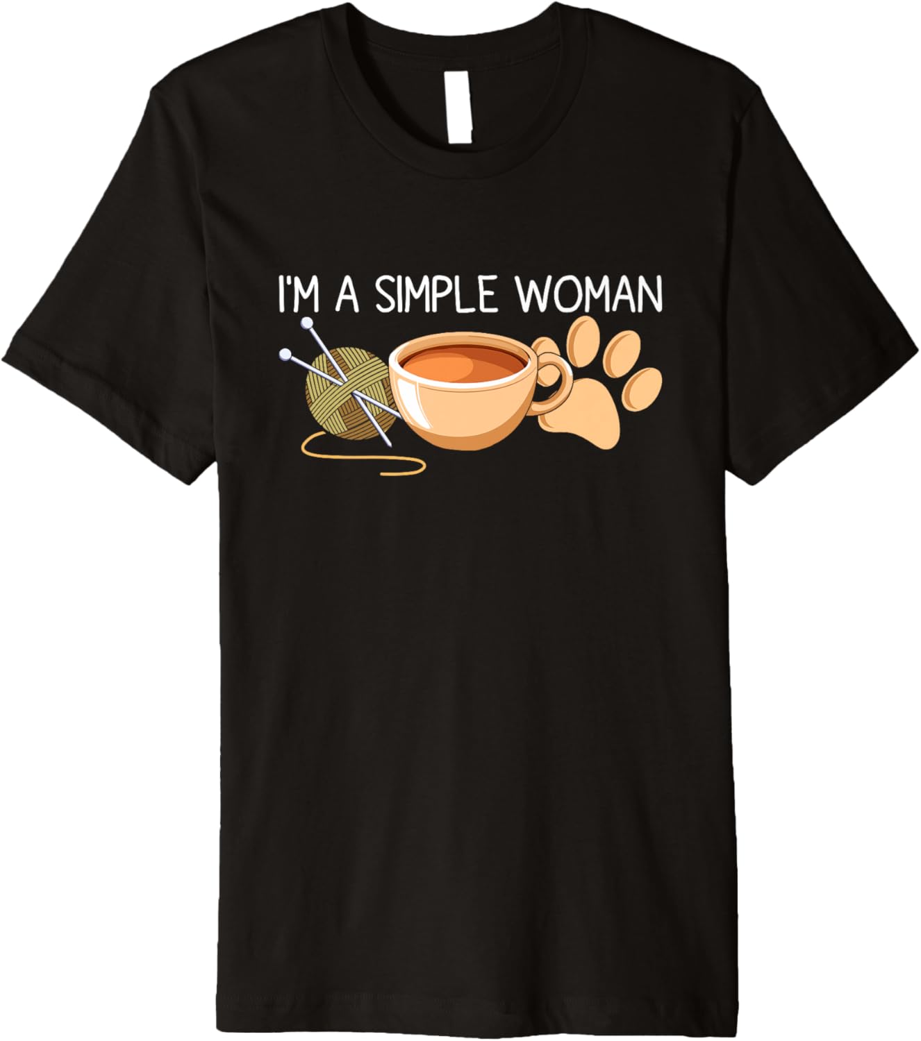 Funny Knitting Knitters Women Yarn Dog Owner Coffee Lover Premium Yarn Supply | Viral US Pick | Perfect for Crafters