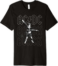 AC DC Back in Black Angus Young Photo by Michael Putland Premium Apparel | Everyday Casual Wear