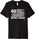 Flag Stripes Michael Soroka Chicago Baseball MLBPA Premium Apparel | US Best Seller