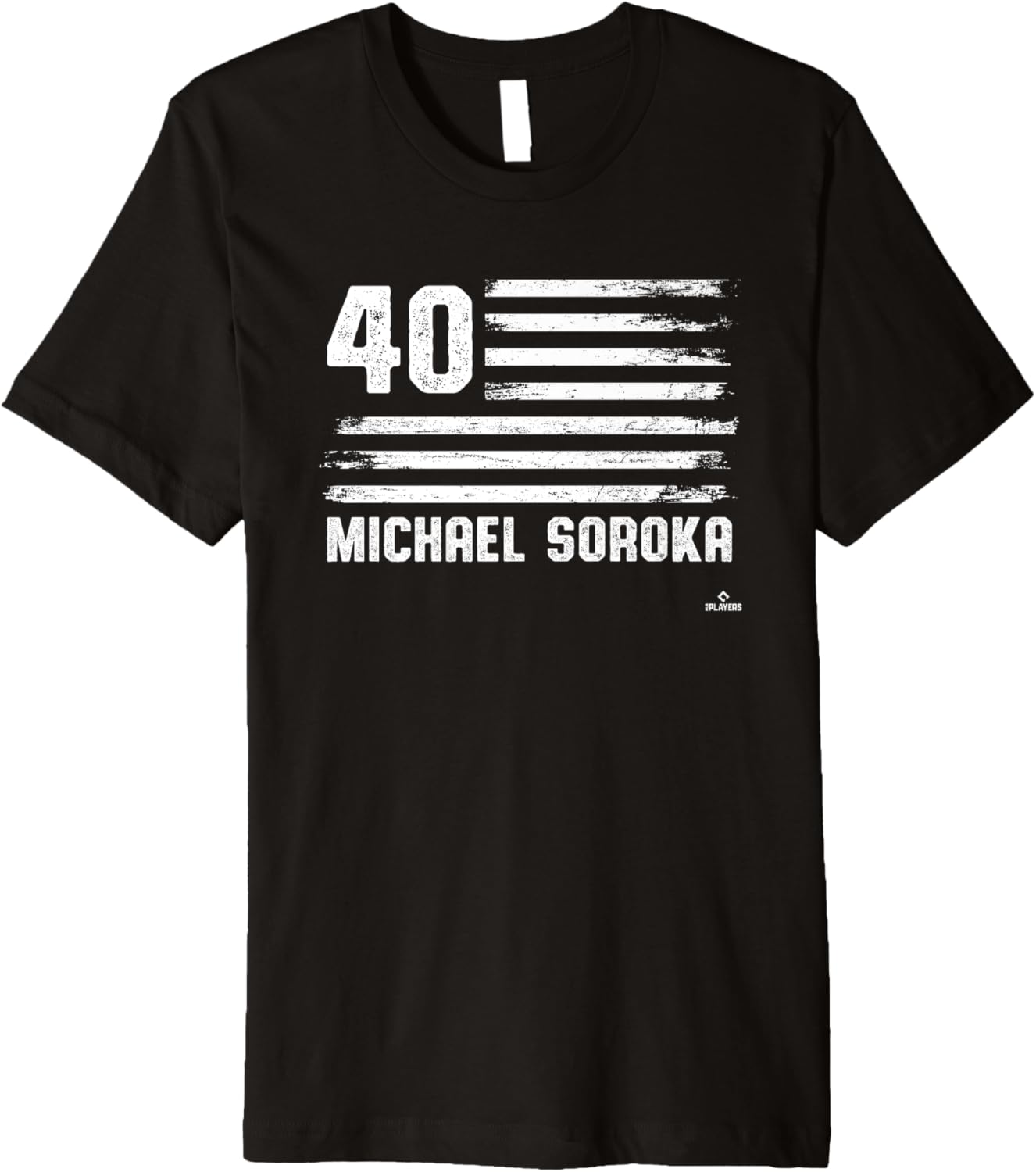 Flag Stripes Michael Soroka Chicago Baseball MLBPA Premium Apparel | US Best Seller