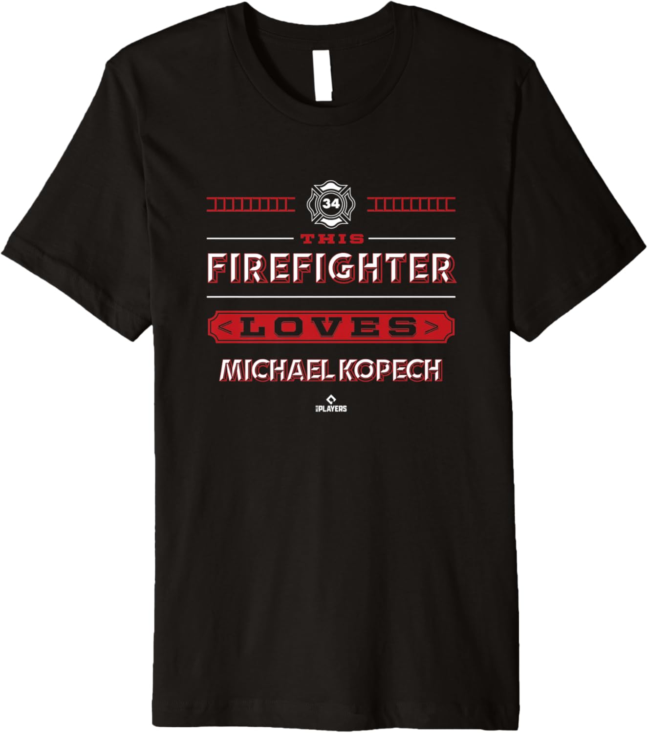 This Firefighter Loves Michael Kopech Premium Apparel | Perfect Gift Idea