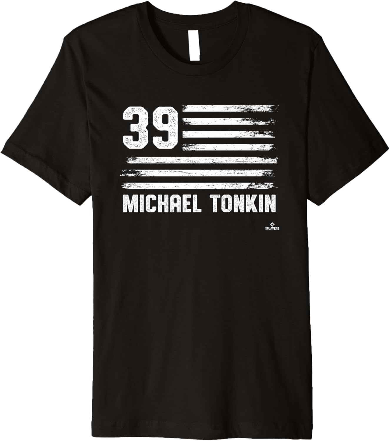 Flag Stripes Michael Tonkin Minnesota Baseball MLBPA Premium Apparel | Viral Streetwear Style