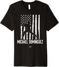 Distressed Flag Swing Michael Dominguez Prospect Baseball Premium Apparel | Trending 2025