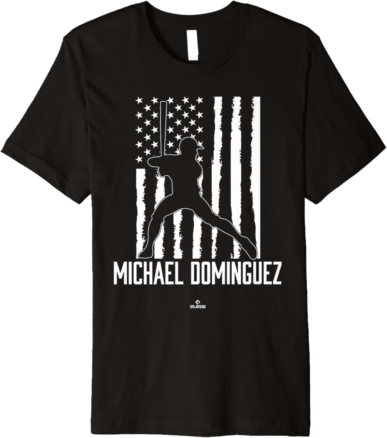 Distressed Flag Swing Michael Dominguez Prospect Baseball Premium Apparel | Trending 2025
