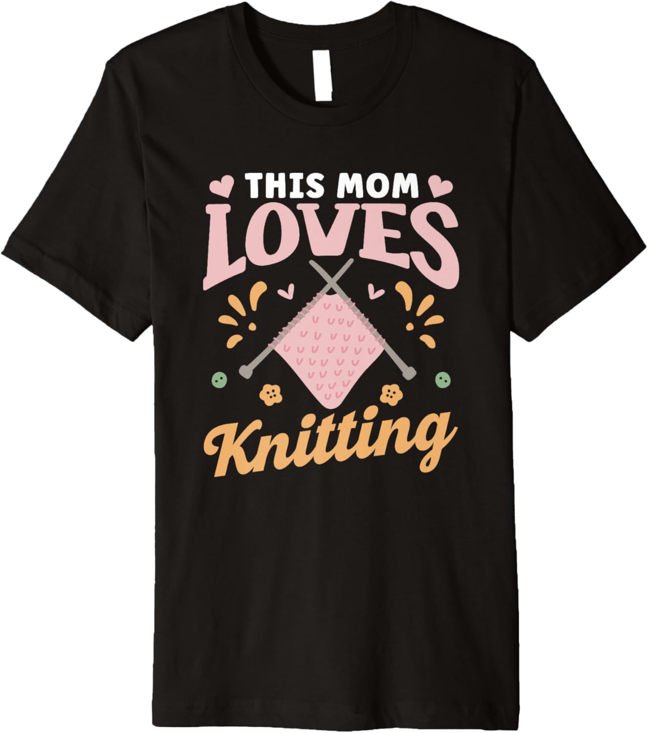 This Mom Loves Knitting Knit Hobby Yarn Knitter Knitting Premium Yarn Supply | High Search Volume | Best Seller Choice