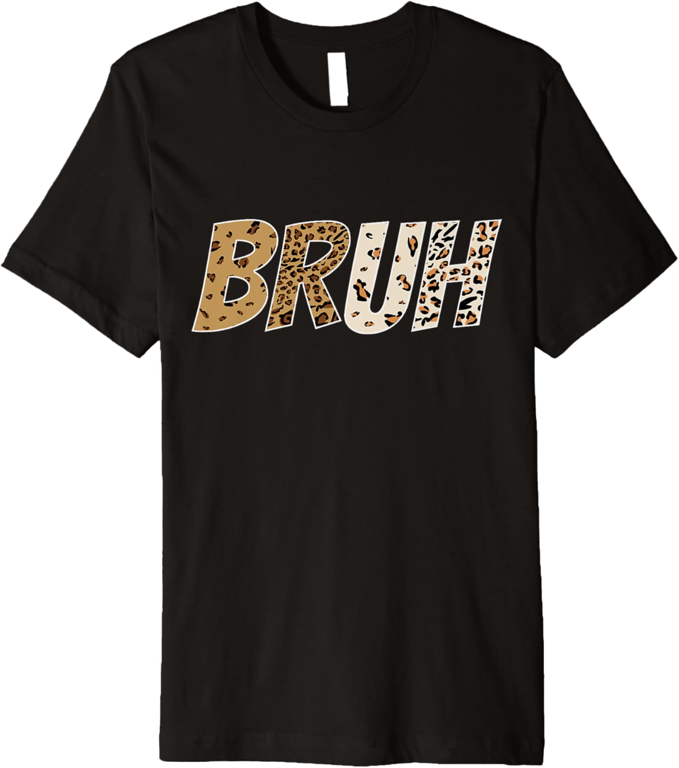 Leopard Cheetah Animal Print Tee Funny Bruh For Boys Girls Premium T Shirt Streetwear Style US Top Pick