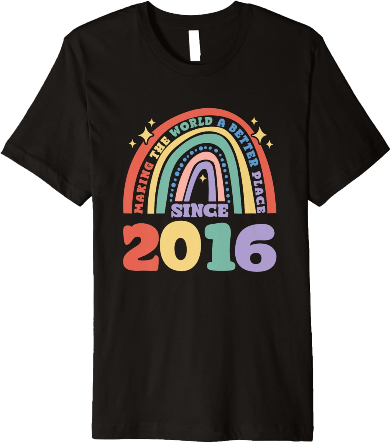 Making the world a better place since 2016, 2016 Birthday Premium Apparel | US Viral Pick | Top Rated Comfort