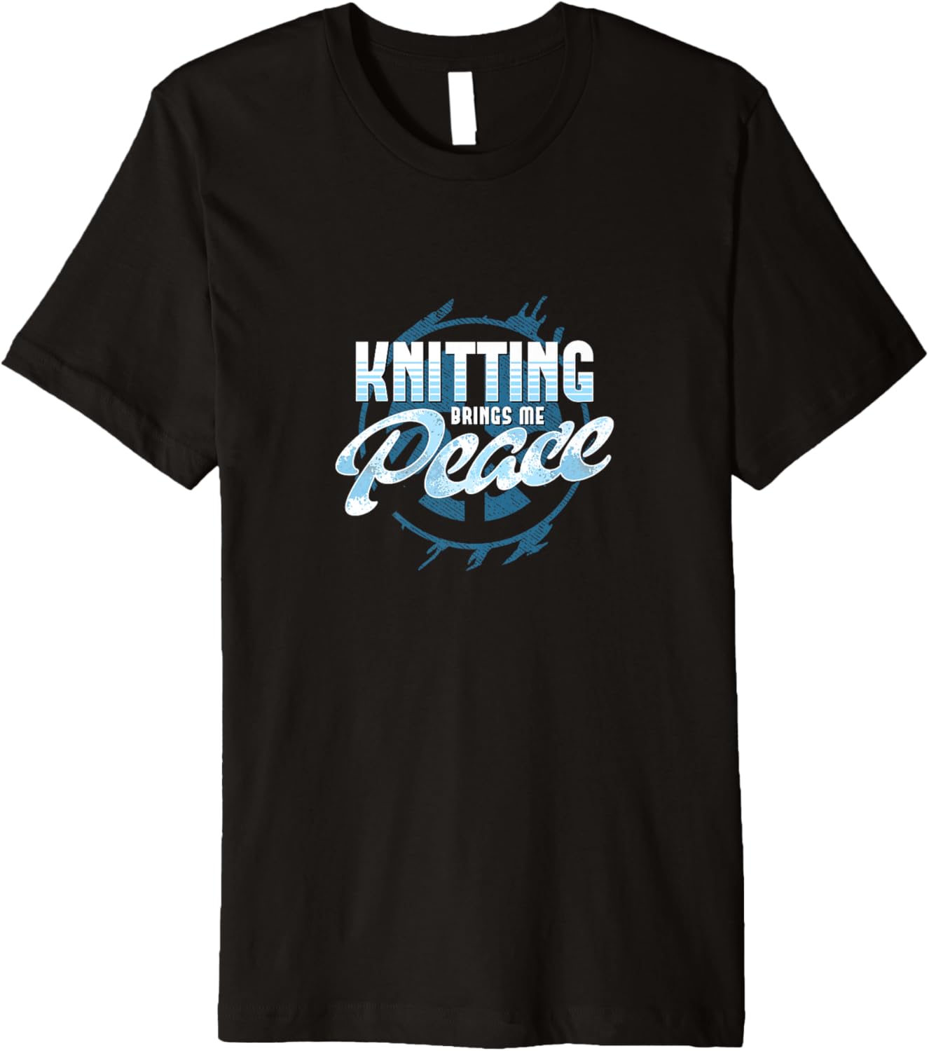 Knitting Brings Me Peace - Relaxing Hobby for Yarn Lovers Premium Yarn Supply | Viral US Pick | Perfect for Crafters