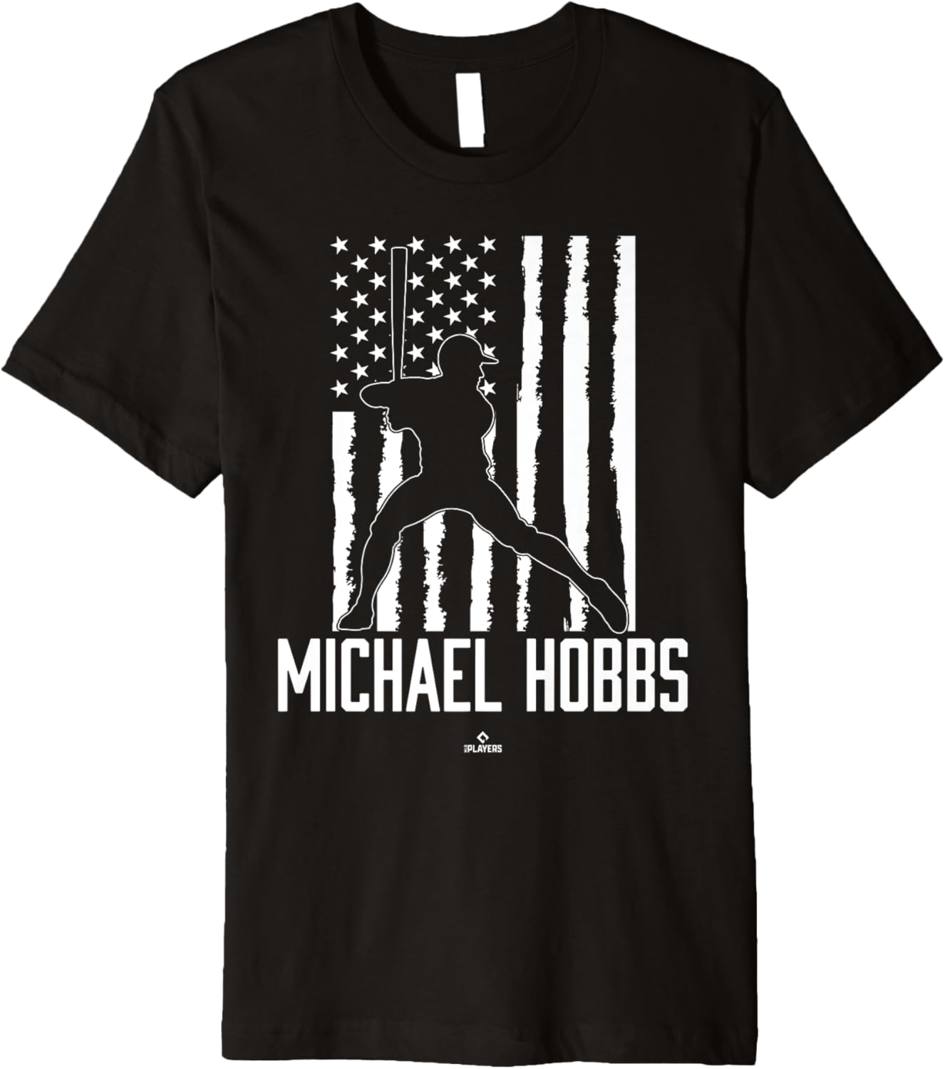 Distressed Flag Swing Michael Hobbs Prospect Baseball Fan Premium Apparel | Trending 2025