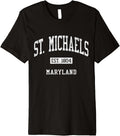 St. Michaels Maryland MD JS04 Vintage Athletic Sports Premium Apparel | Viral Streetwear Style