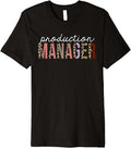 Production Manager Leopard Print Funny Appreciation Premium Apparel Trending US US Top Pick