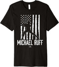 Distressed Flag Swing Michael Ruff Prospect Baseball Fan Premium Apparel | US Best Seller