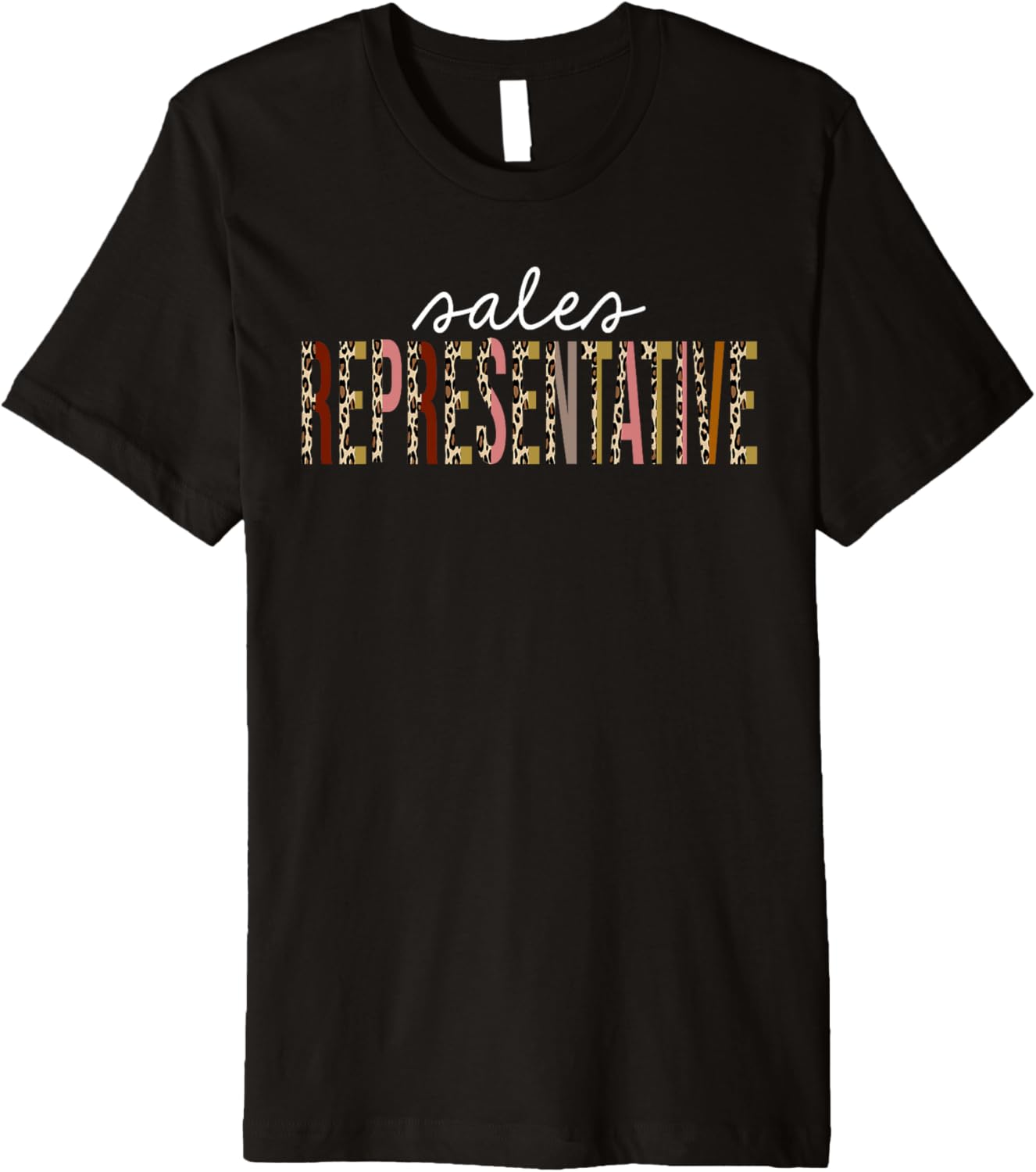 Sales Representative Leopard Print Funny Appreciation Premium Apparel Premium Print US Top Pick