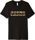 Funny Savannah Leopard Print Personalized Name Savannah Premium Apparel High Search Demand Hot Right Now