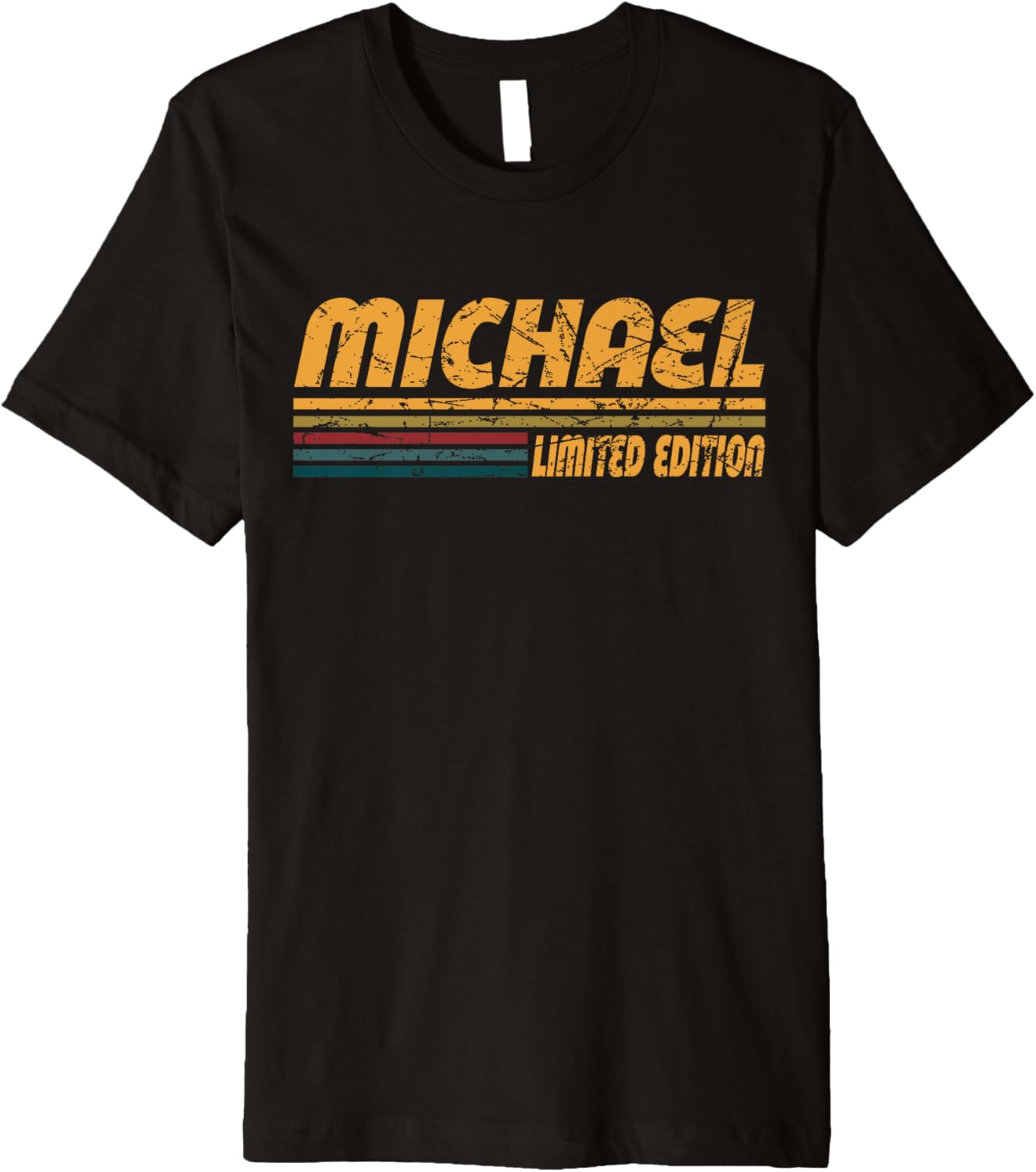 Vintage Michael First Name Retro Groovy Personal Michael Men Premium Apparel | Viral Streetwear Style