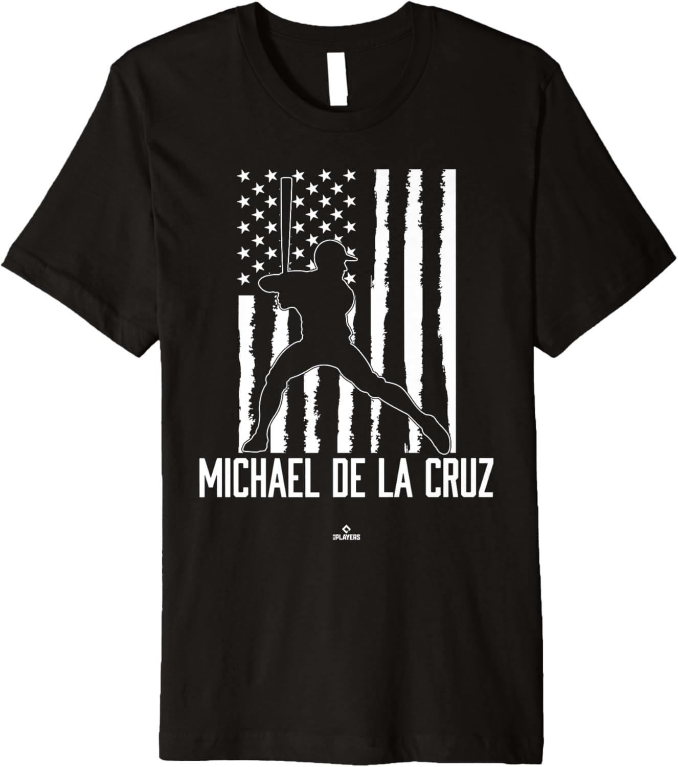 Distressed Flag Swing Michael De La Cruz Prospect Baseball Premium Apparel | Viral Streetwear Style