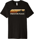 Preston Place, AR Vintage Evergreen Sunset Eighties Retro Premium Apparel | Top Conversion Title | Daily Wear Essential
