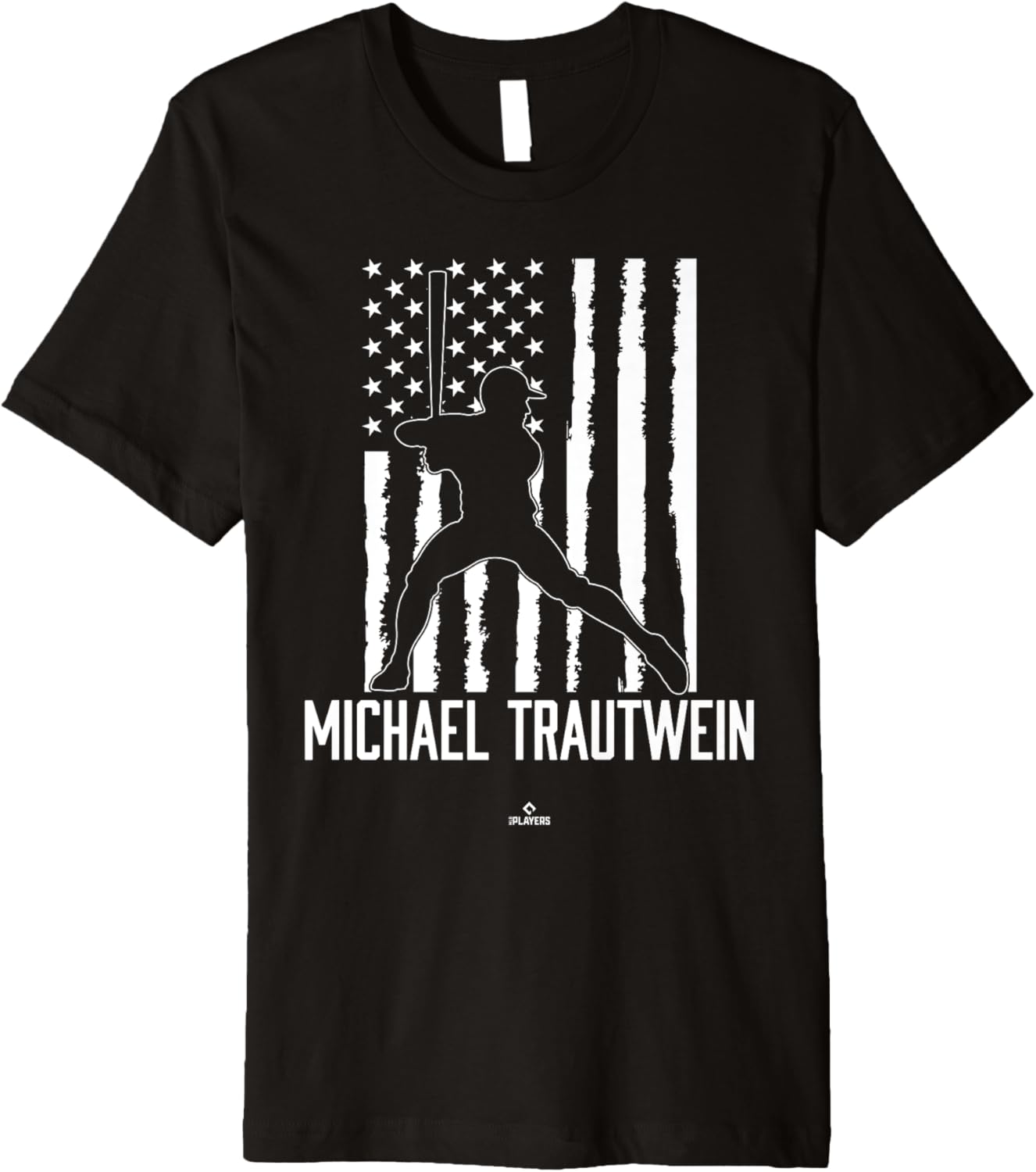 Distressed Flag Swing Michael Trautwein Prospect Baseball Premium Apparel | Trending 2025