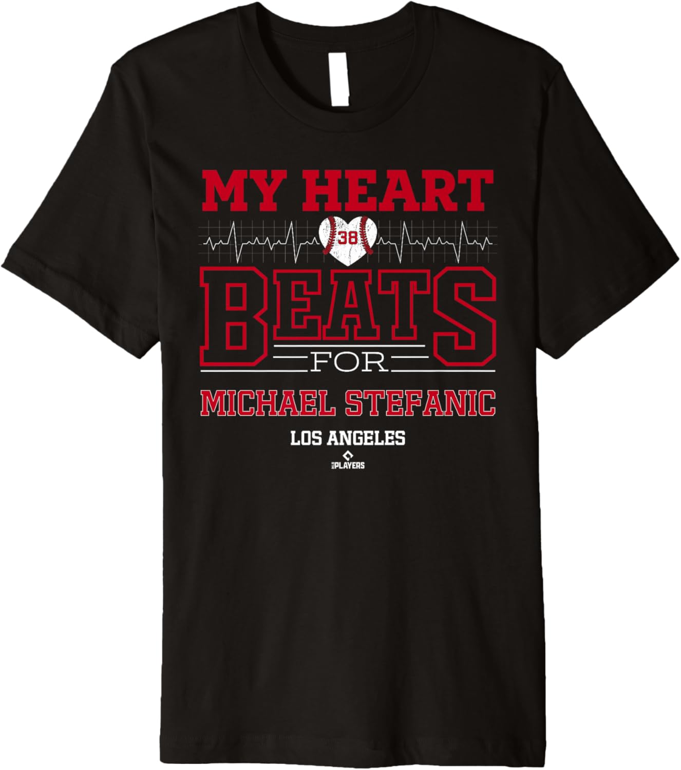My Heart Beats for Michael Stefanic Los Angeles Baseball Premium Apparel | Trending 2025