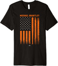 USA Flag with Bat Michael Brantley Houston MLBPA Premium Apparel | Viral Streetwear Style