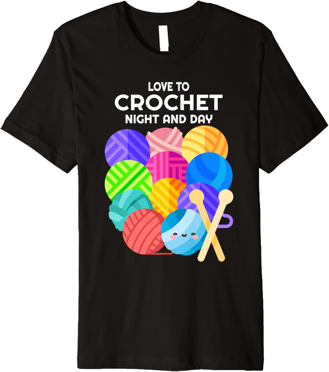 Love to Crochet Funny Quote for Crocheter Balls of Yarn Premium Yarn Supply | Trending 2025 | Best Seller Choice
