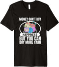 Knitting Money Can't Buy Happiness Yarn Funny Knitting Premium Yarn Supply | High Search Volume | Perfect for Crafters
