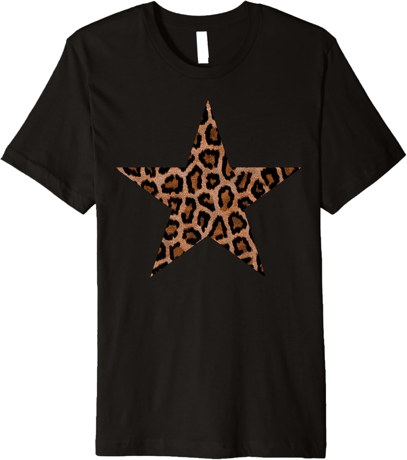 Star Shape Cute Cheetah Leopard Print Graphic Premium Apparel Viral TikTok Find Fan Favorite