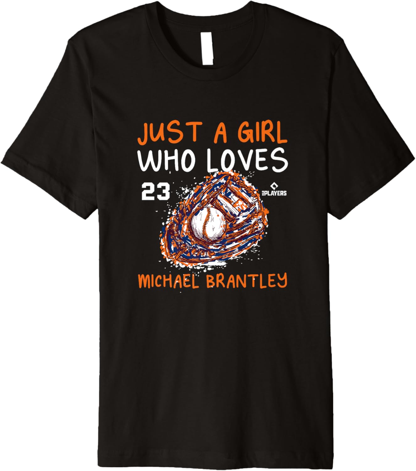 A Girl Who Loves Michael Brantley Funny Houston Baseball Premium Apparel | Premium Quality