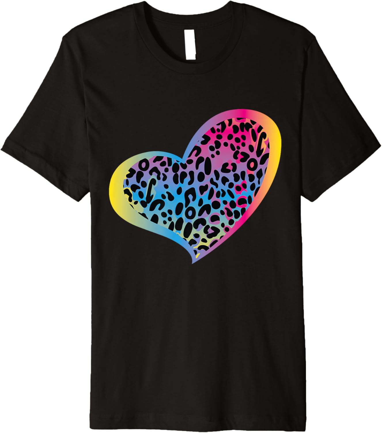 Love Cheetah Leopard Print Heart Valentines Day Premium Apparel Viral TikTok Find Gift Ready
