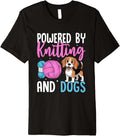 Powered By Knitting And Dogs Yarn Puppy Premium Yarn Supply | Trending 2025 | Perfect for Crafters