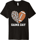 Football Game Day Womens Leopard Cheetah Game Day Football Premium Apparel Comfort Fit US Top Pick