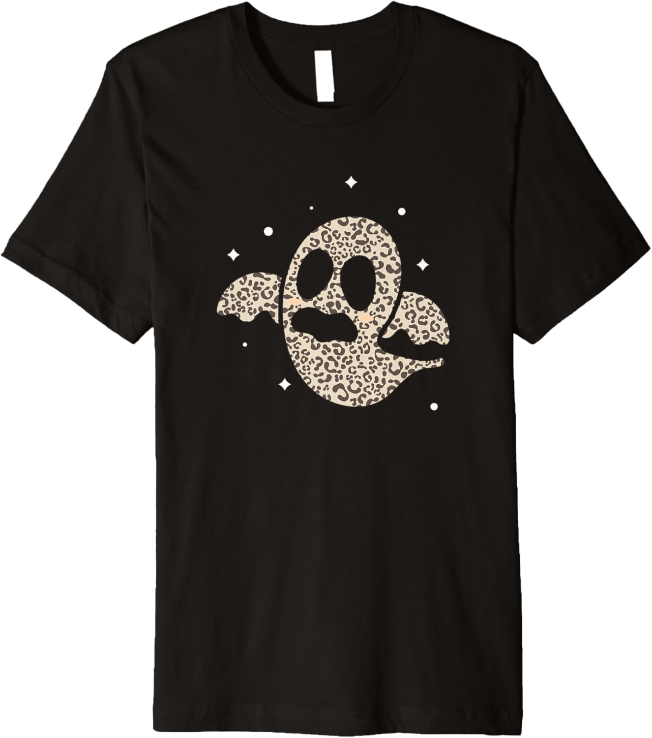 Leopard Print Ghost Premium Apparel Comfort Fit US Top Pick