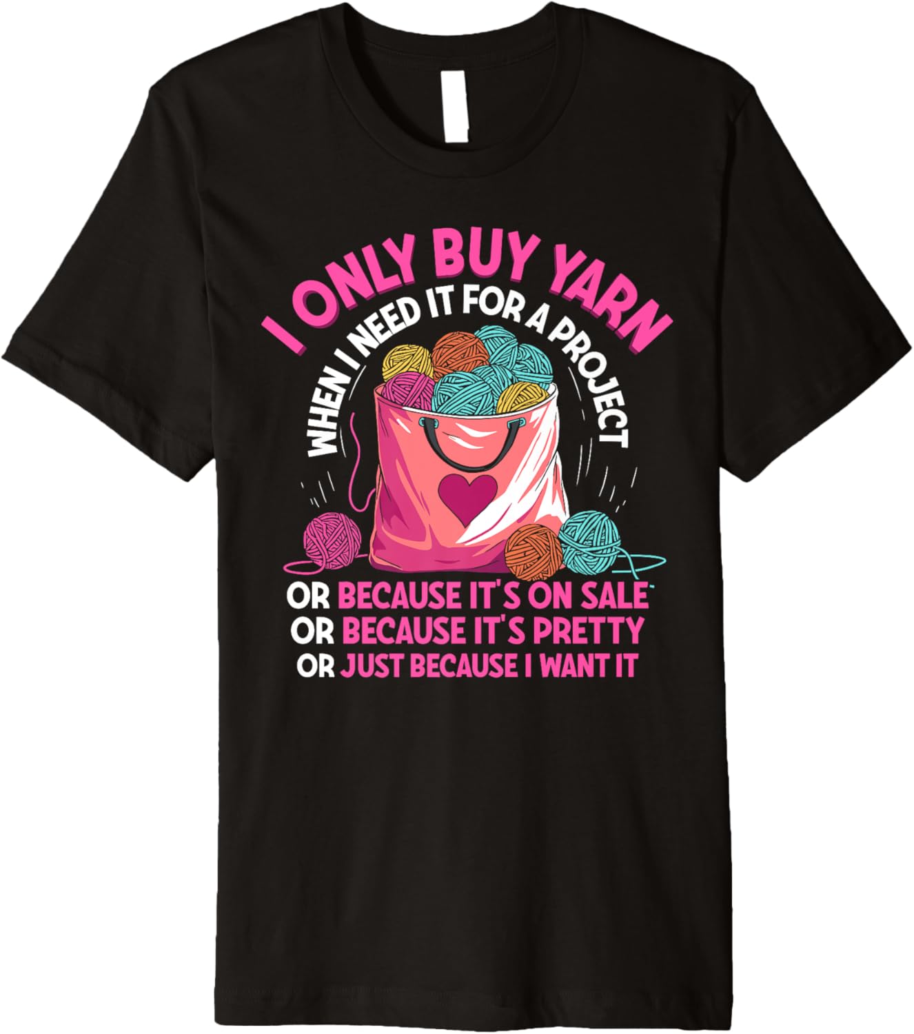 Funny crochet saying yarn crocheting for women Premium Yarn Supply | Top Rated | Best Seller Choice