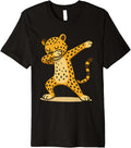 Funny Dabbing Cheetah Graphic for Animal Lovers Premium Apparel Premium Print Fan Favorite