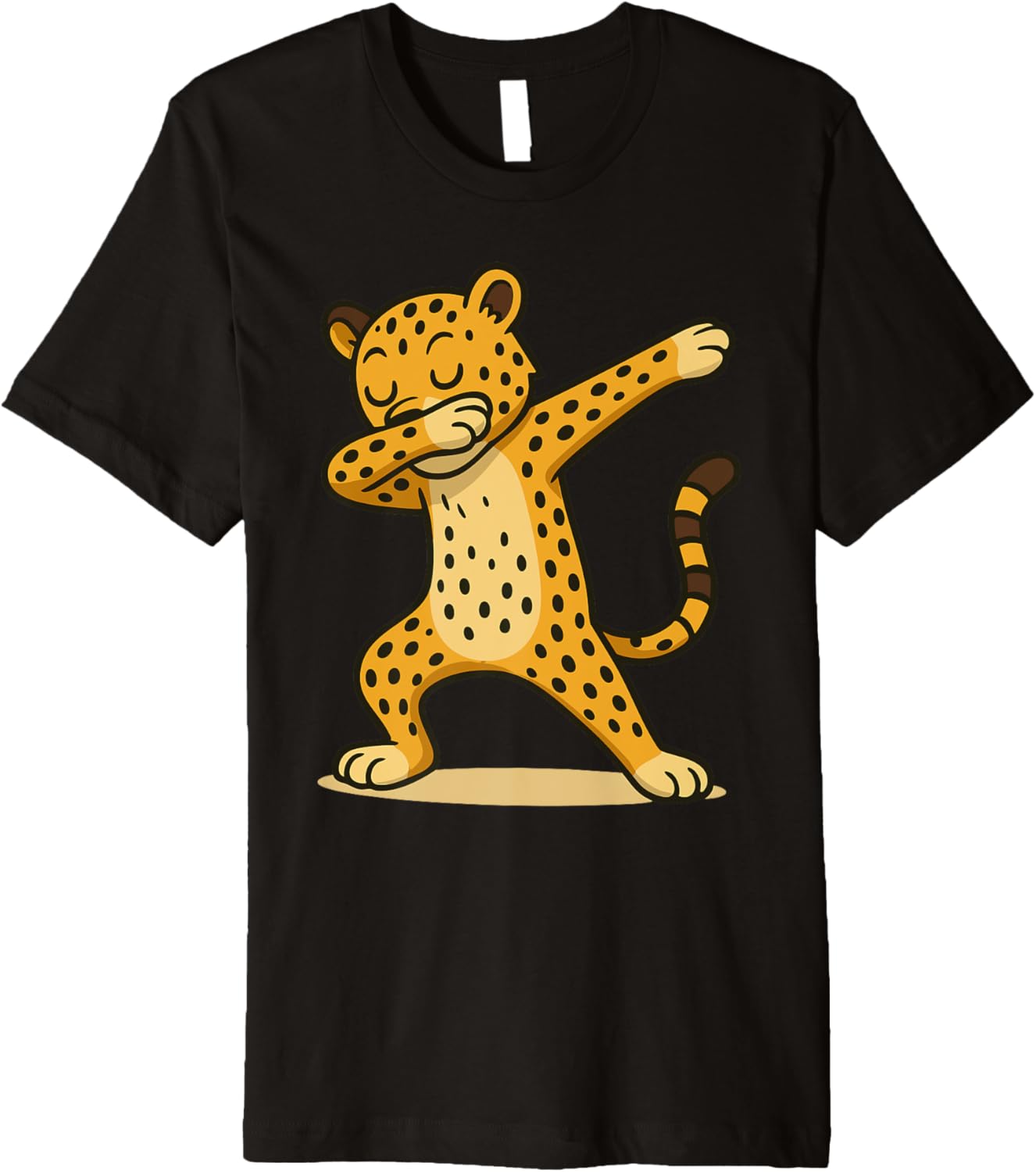 Funny Dabbing Cheetah Graphic for Animal Lovers Premium Apparel Premium Print Fan Favorite