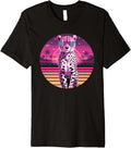 Retro Synthwave Cheetah Sunglasses Cheetahs Premium Apparel Trending US Best Seller Look
