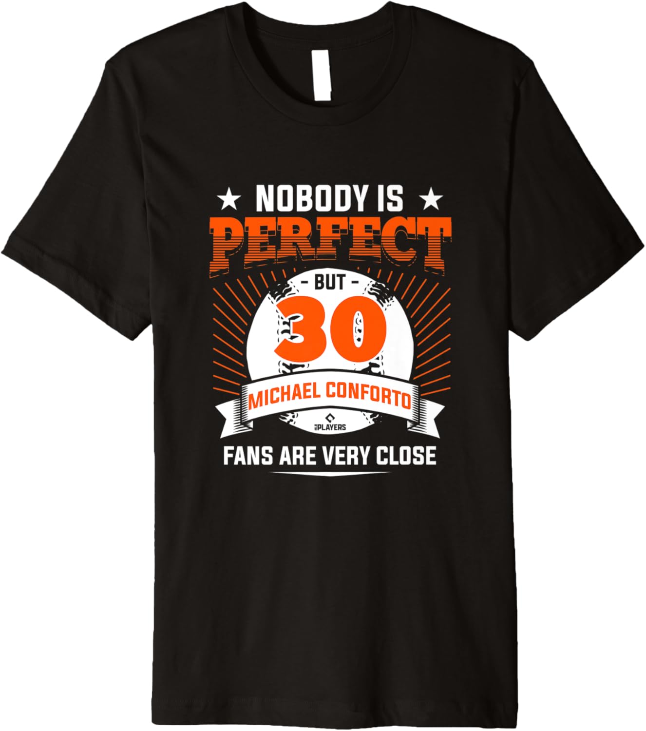 Nobody Is Perfect Michael Conforto MLBPA New York Premium Apparel | Viral Streetwear Style
