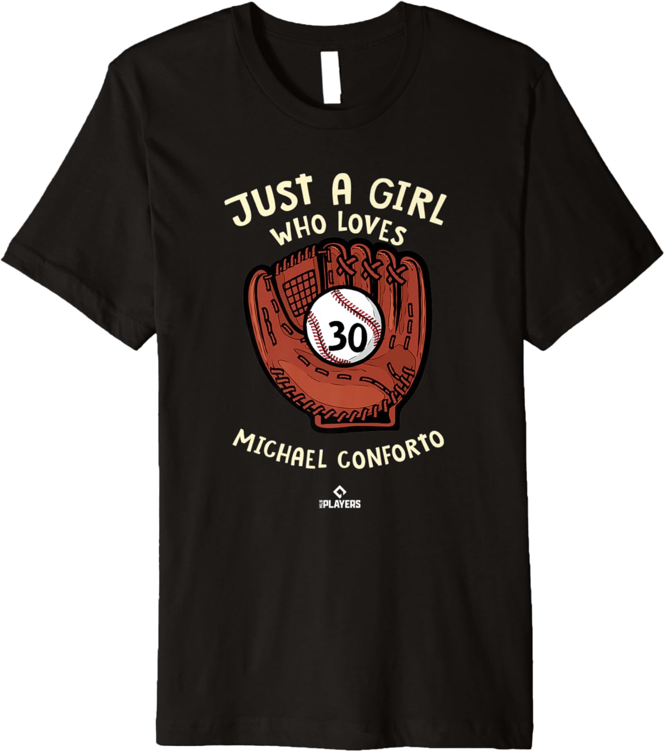 A Girl Who Loves Michael Conforto New York Baseball Premium Apparel | Everyday Casual Wear
