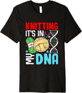 Knitting It's In My DNA Yarn Heartbeat Premium Yarn Supply | High Search Volume | Customer Favorite