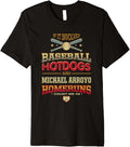 Baseball, Hotdogs and Michael Arroyo Prospect Baseball Fan Premium Apparel | Viral Streetwear Style