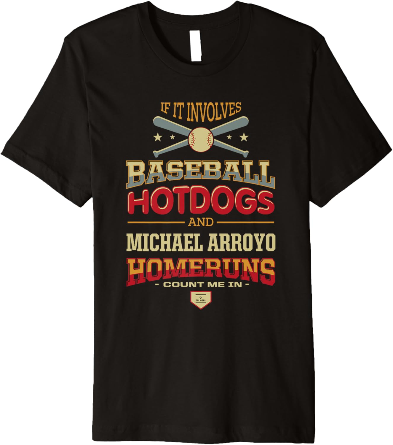 Baseball, Hotdogs and Michael Arroyo Prospect Baseball Fan Premium Apparel | Viral Streetwear Style