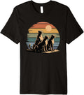 Retro Sunset Cheetah Silhouette Premium Apparel Premium Print Best Seller Look