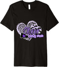 Cheer Bonus Mom Shirt Megaphone Purple Leopard Cheetah Print Premium T Shirt Trending US Best Seller Look
