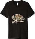 Football Auntie Leopard Cheetah Print Ball Trendy School Premium Apparel Streetwear Style Hot Right Now