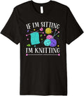 Funny Knitting Sitting Yarn Crochet Knitter Premium Yarn Supply | High Search Volume | Customer Favorite