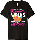 Knitting Enjoy Walks To The Yarn Shop Needles Knitter Premium Yarn Supply | Premium Quality | Customer Favorite