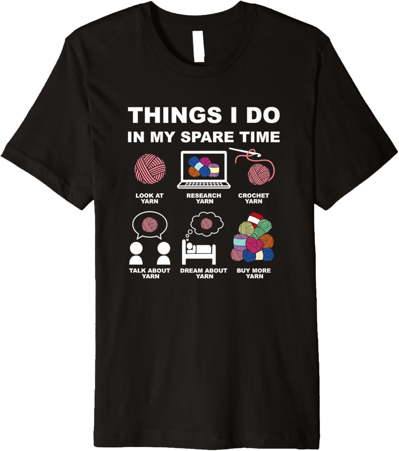 Yarn Things I Do In My Spare Time Crochet Yarn Premium Yarn Supply | Top Rated | Perfect for Crafters