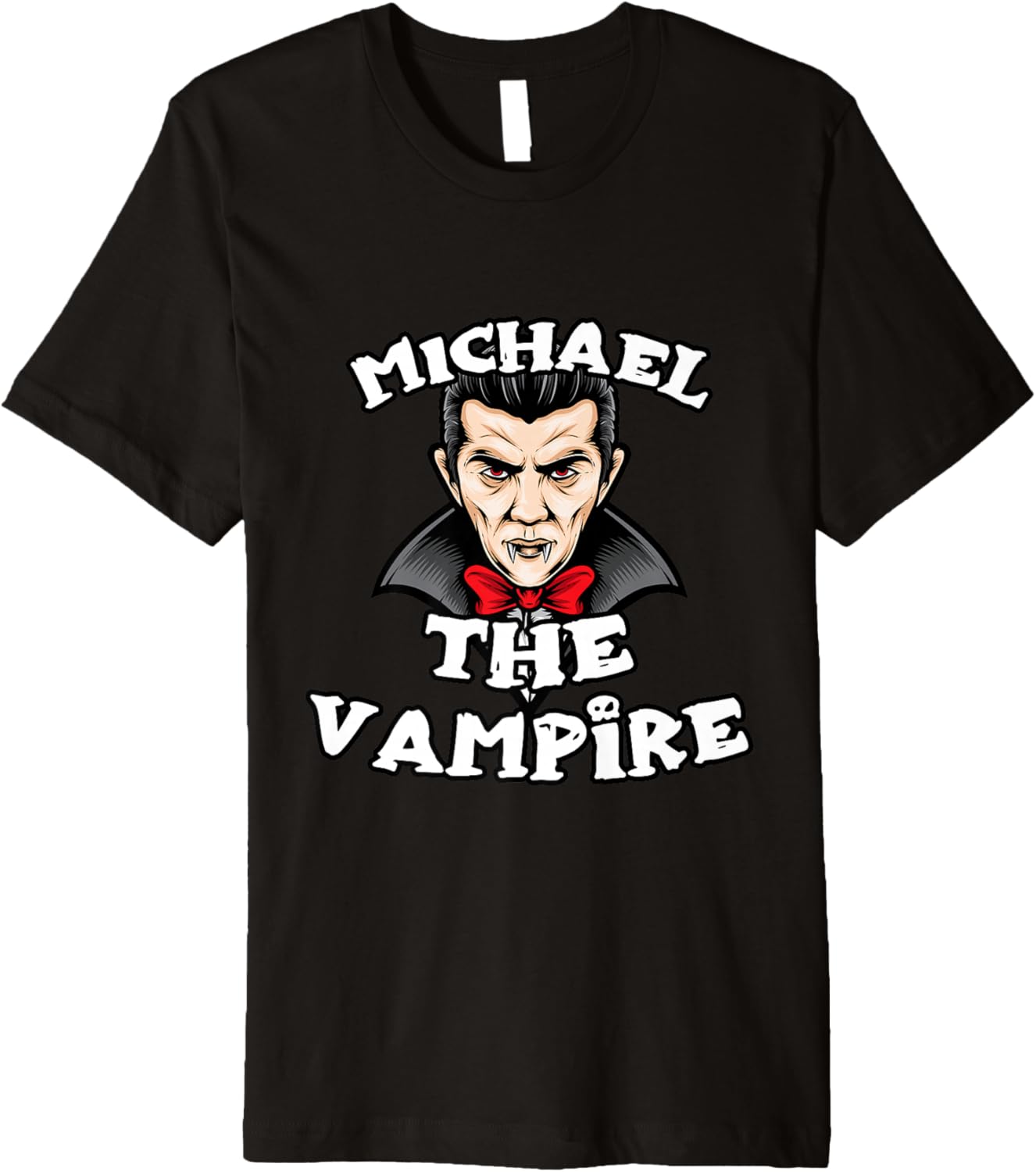 Michael The Vampire T-Shirt Halloween Simple Costume Premium T-Shirt | Perfect Gift Idea