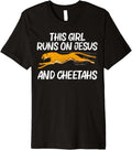 Cute Cheetah For Girls Kid African Safari Wildlife Zookeeper Premium Apparel Trending US Everyday Wear