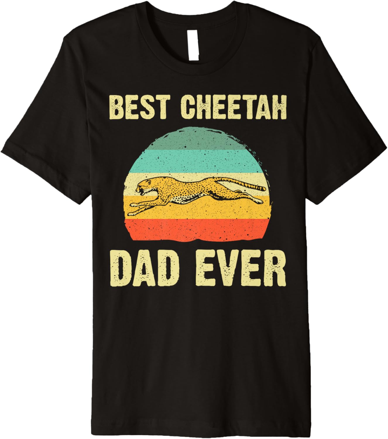 Cool Cheetah For Dad Father Cat Animal Print Leopard Safari Premium Apparel Viral TikTok Find Hot Right Now